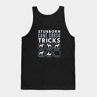 Stubborn Cane Corso Tricks - Dog Training Tank Top